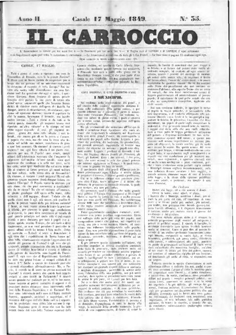 Il Carroccio - Edizione 35 del 17/05/1849